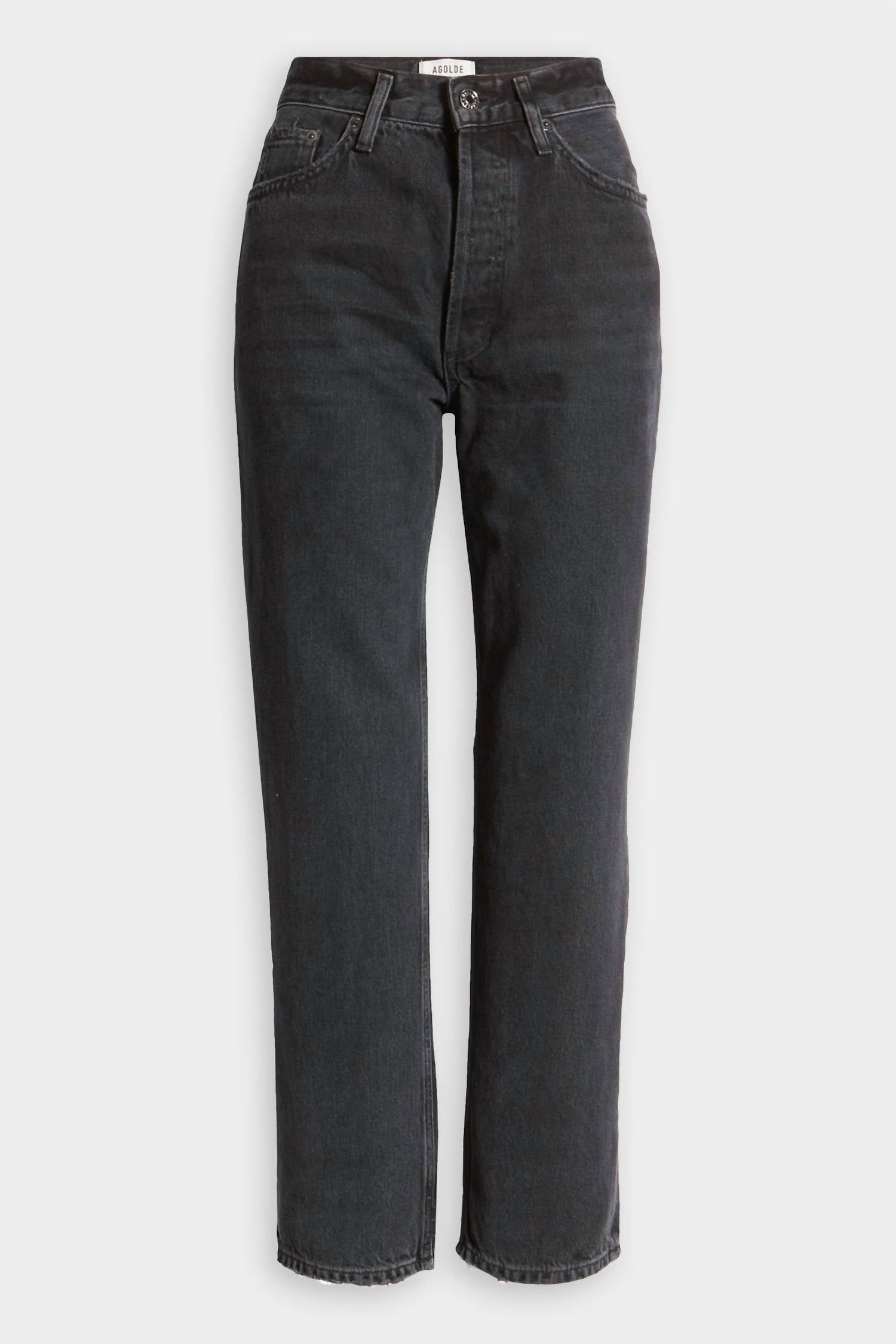Agolde - Lana Crop Mid Rise Vintage Straight Jeans