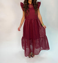 English Factory - Organza Midi Dress