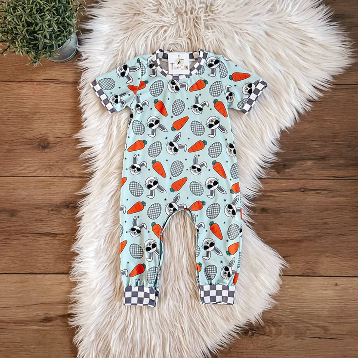 Twocan - Infant Cool Bunnies Romper