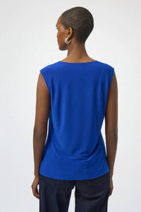 Joseph Ribkoff - Fitted V-neck Sleeveless Top
