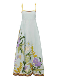 ALEMAIS Alfie Midi Sundress in ice blue - women's dress - view 4