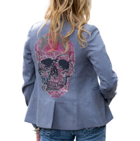 Hipchik - Skull Pinstripe Blazer
