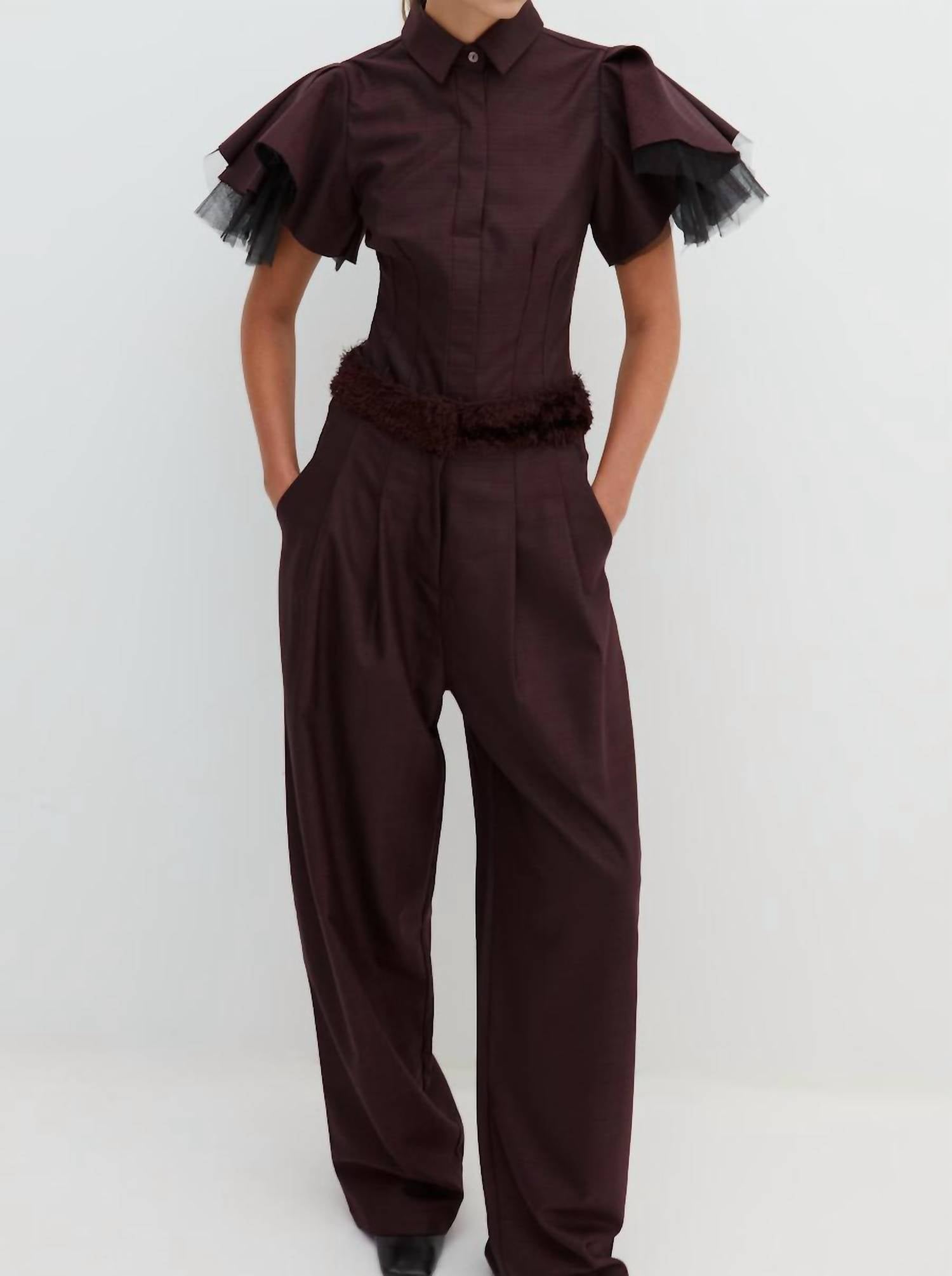 Shwetambari - Modern Puff Victorian Top
