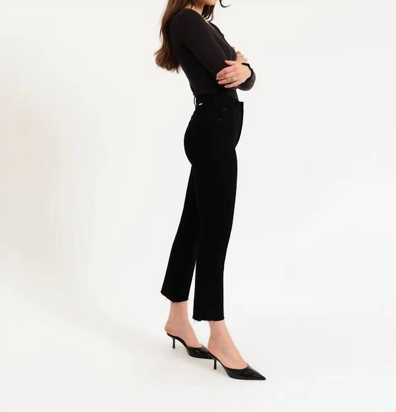 Daze - Shy Girl Crop Flared Jeans