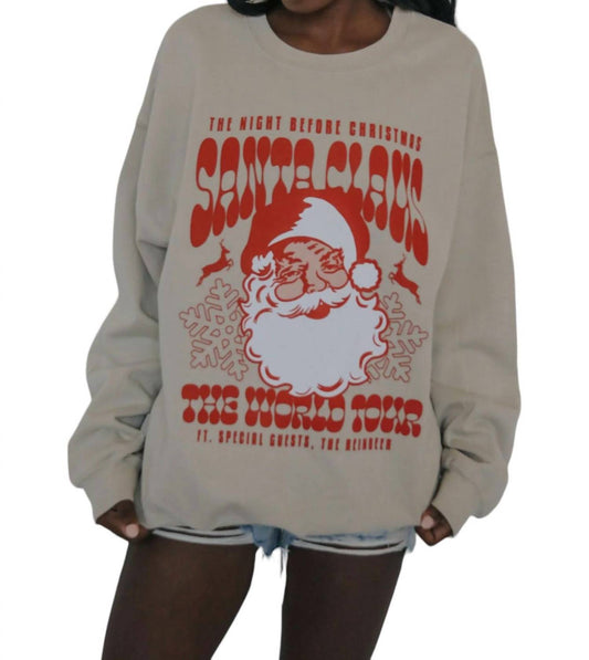 Friday + Saturday - Santa Claus World Tour Sweatshirt