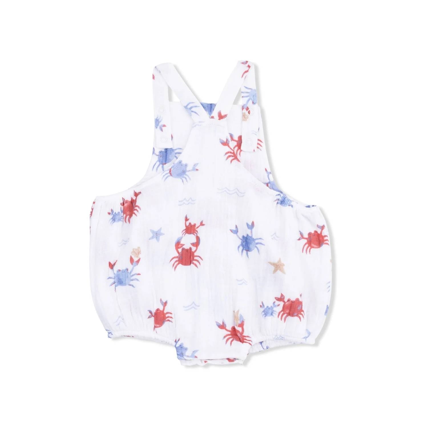 Angel Dear - Kids Crayon Crabs Muslin Sunsuit