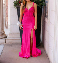 Sherri Hill - Fitted Hot Fix Prom Dress