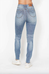 Judy Blue - Vintage Shield Pockets Skinny Jeans