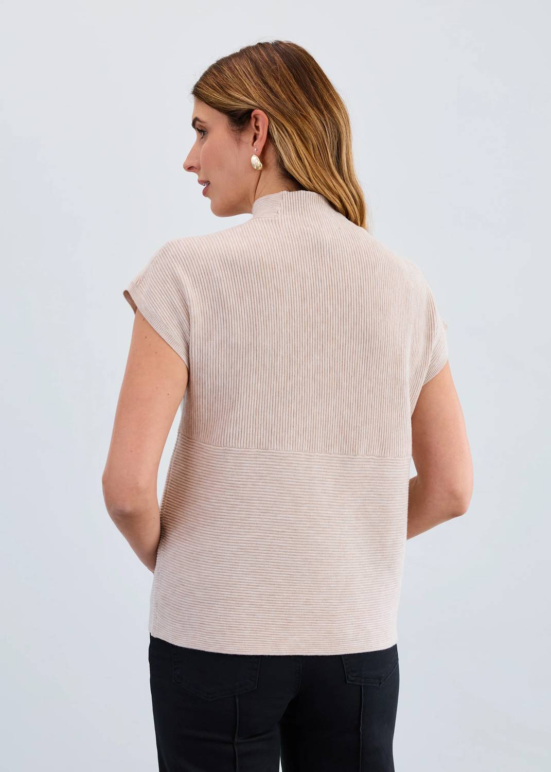 Fdj - mock neck top