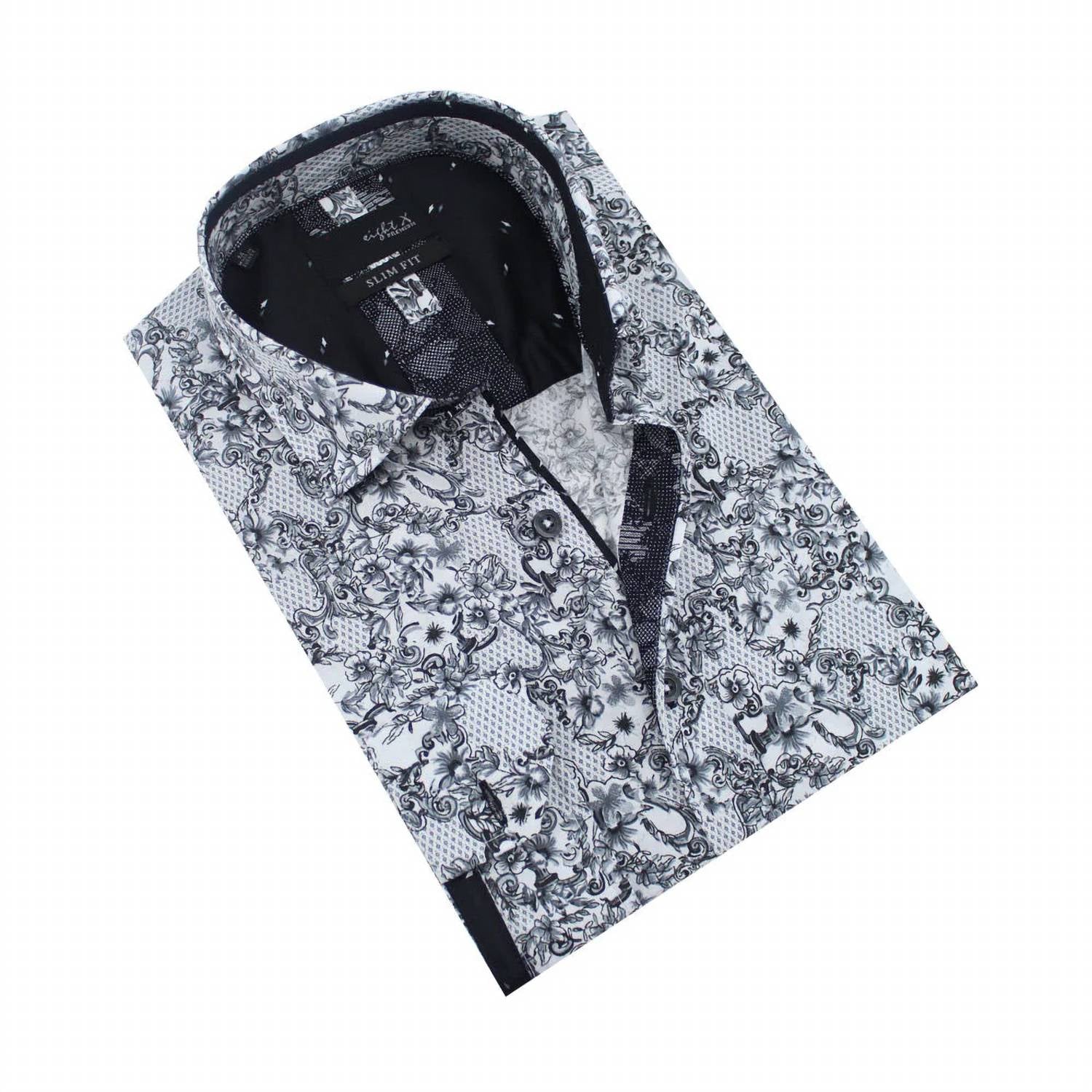 Eight X - French Baroque Button Down Shirt