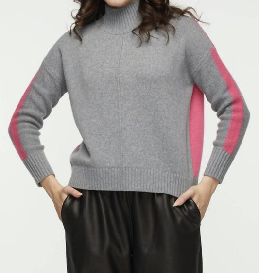 Zaket & Plover - Colorblock Turtleneck Sweater