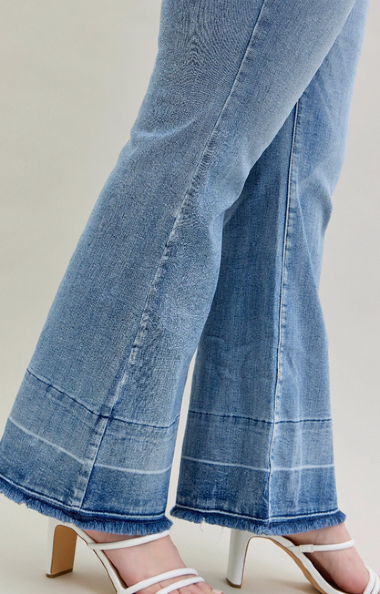 Judy Blue High Waist Tummy Control Jeans - Plus in blue - women's jeans - view 5