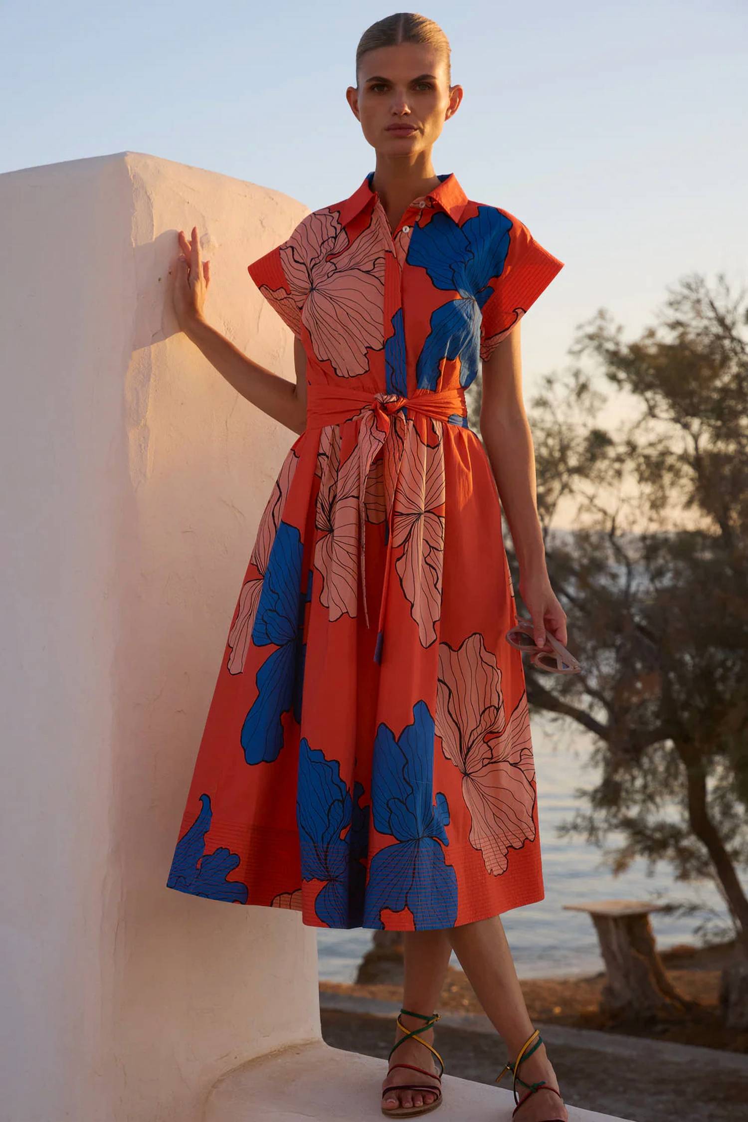 Oliphant - Belted Shirt Dress
