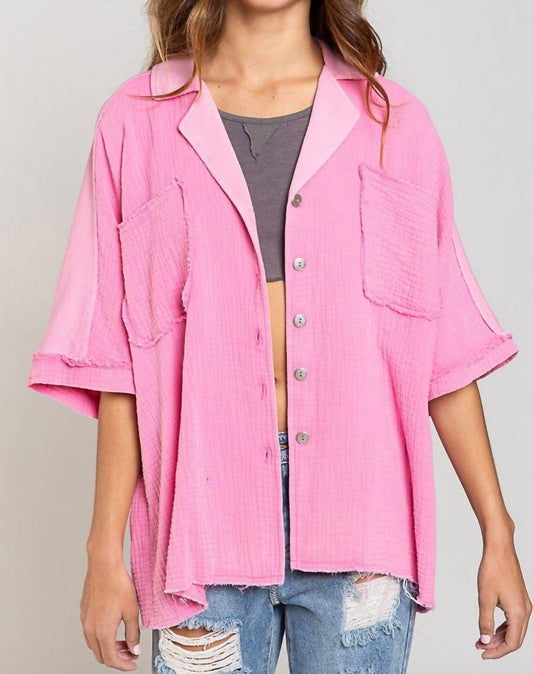 Pol - Short Sleeve Shacket