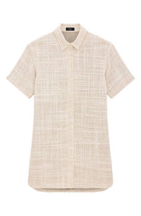 Theory - Tweed Shirtdress