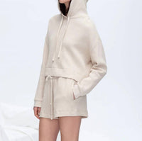 Atm - Women's Slub Jersey Waffle Pull On Shorts