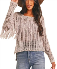 Sage The Label - Brandy Fringed Sweater