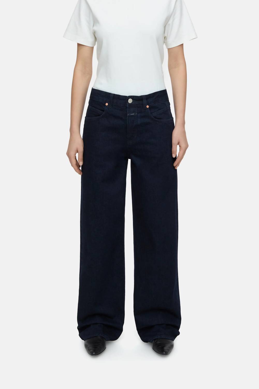 Closed - Womens Nikka Wide Leg Denim Jeans