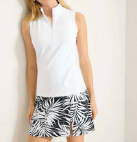 Tommy Bahama - Abby Rib Zip Mock Top