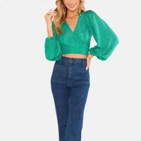 Show Me Your Mumu Mumu Joplin Top in green - women's blouse - alternate view