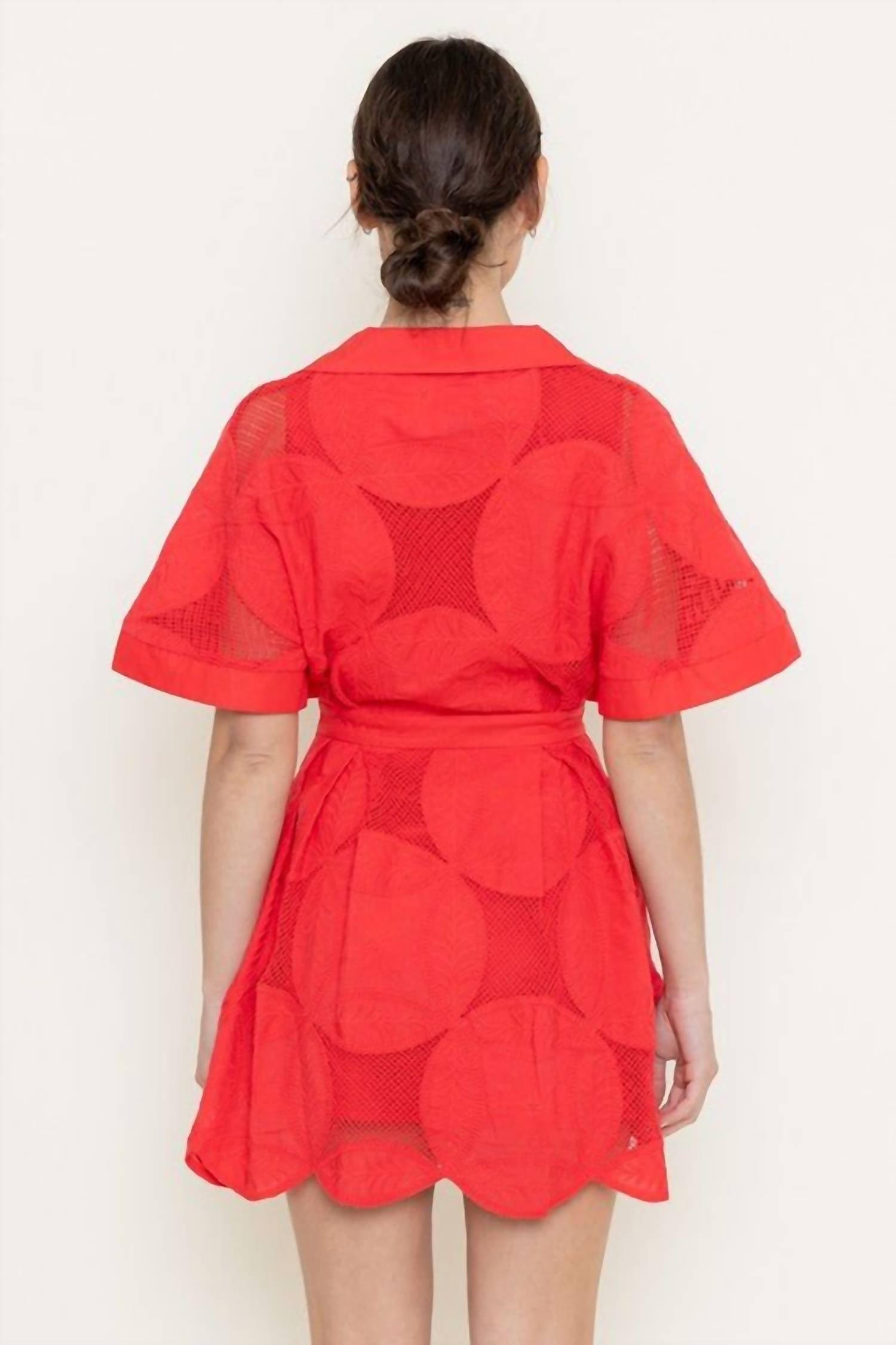 Fore - V Placket Mini Dress