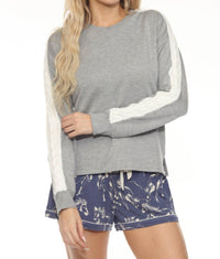 Pj Salvage - Winter Woods Long Sleeve Lounge Top