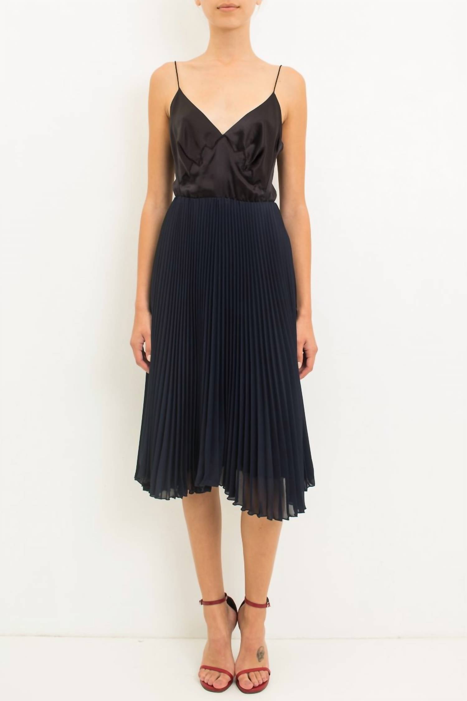 Loyd/Ford - Classic Satin Midi Skirt