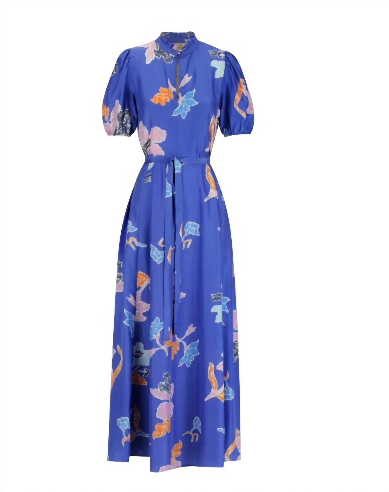 Hannah Artwear - Oceanus Printed Silk Maxi Dress