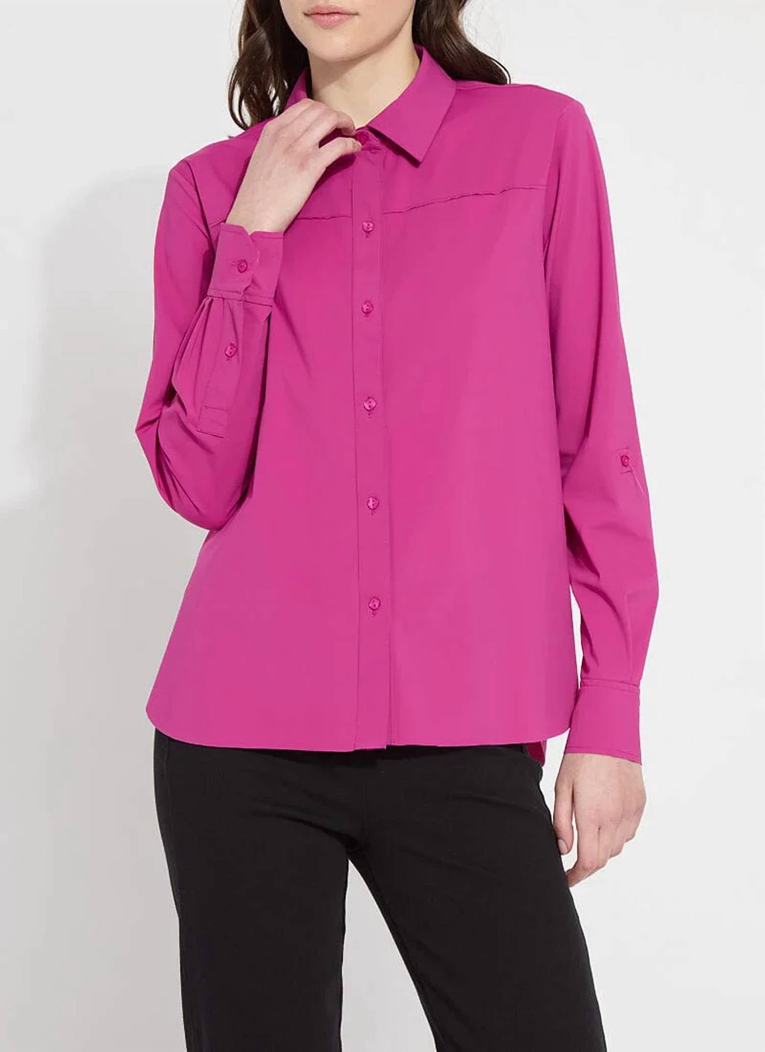 Lysse - Rivka Roll Tab Button Down Shirt