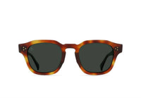 RAEN Optics Men's Rune Sunglasses in split finish moab green polarized - men's accessory - detail view
