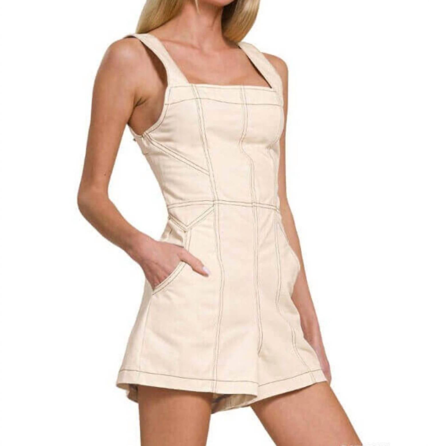 Zenana - Talley Tie Back Romper