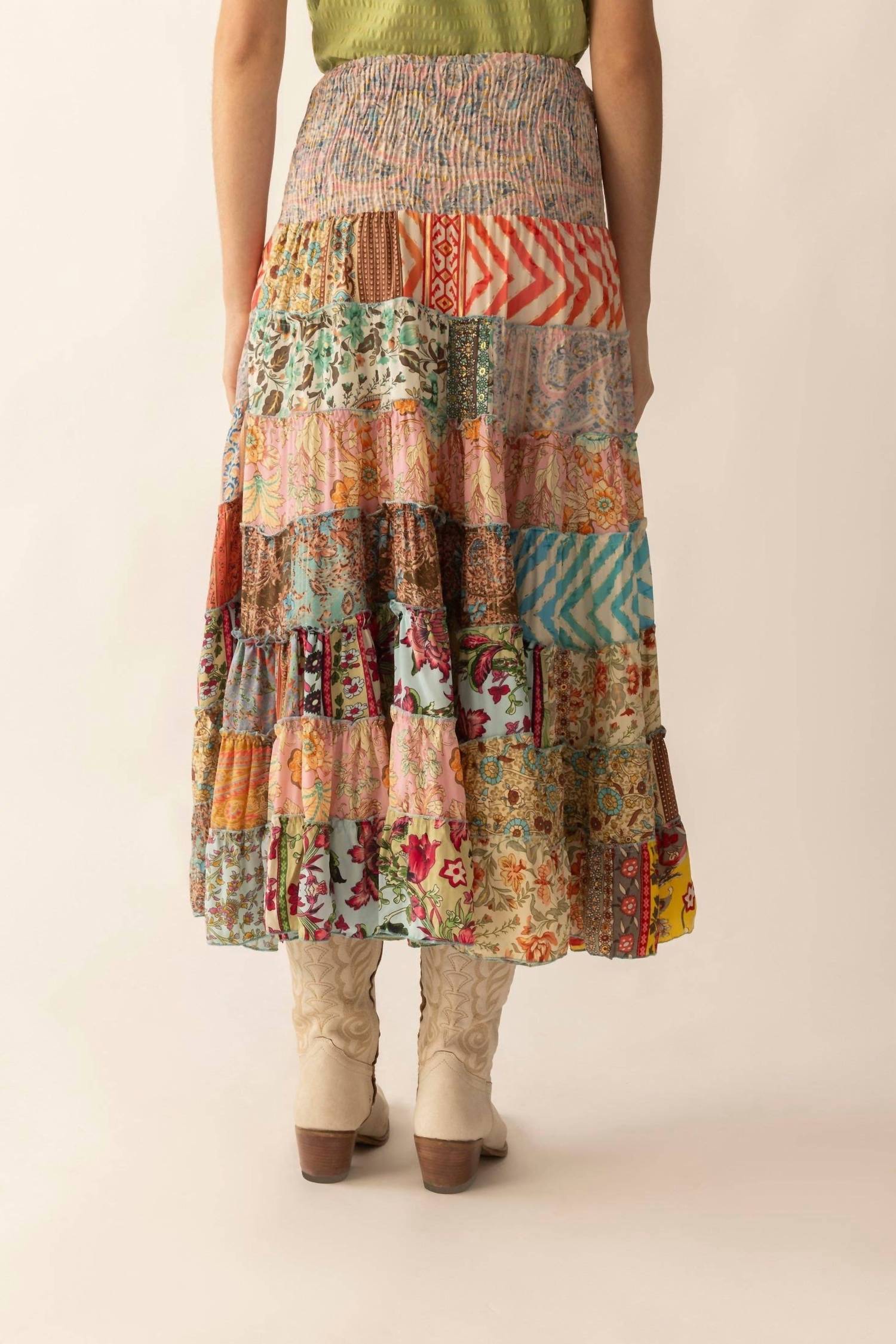 Myra - Cassandra Patchwork Skirt