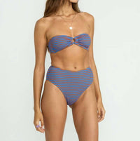 Billabong - Summer High Stripe Bandeau Bikini Top