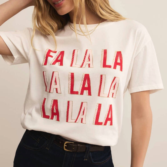 Z Supply - Falalala Boyfriend Tee