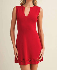 Klesis - Eyelet Mini Dress