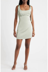 Lulus - Carly Tie Strap Mini Dress