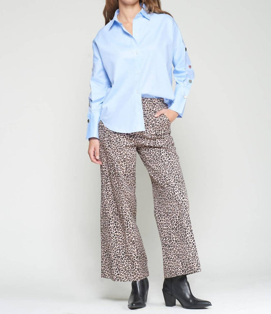 Vilagallo - Leopard Print Trousers
