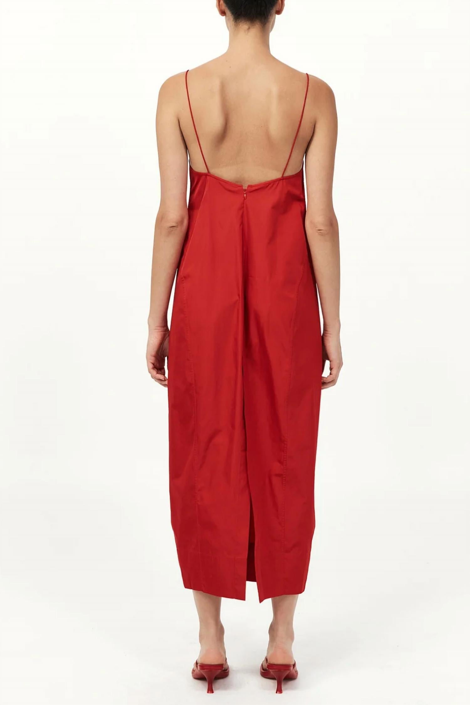 St. Agni - Paper Taffeta Cocoon Dress