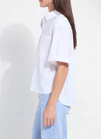 Lysse - Corina Oversized Crop Shirt - Plus