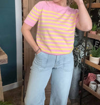Fate By Lfd - Striped Cashblend Top