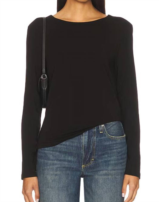 Bobi - Open Cowl Back Top