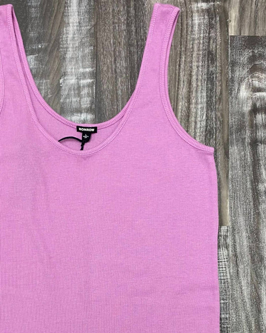 Monrow - Women's Narrow Ribbed Tank