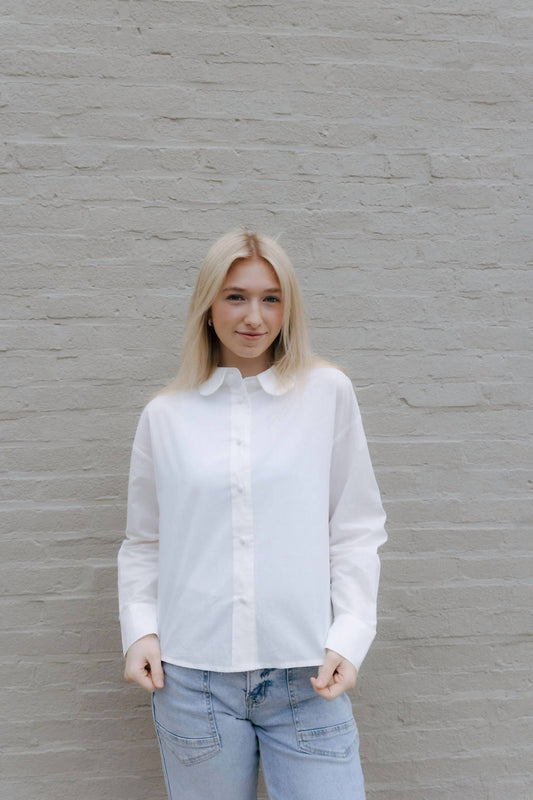 Mable - Scallop Collar Shirt