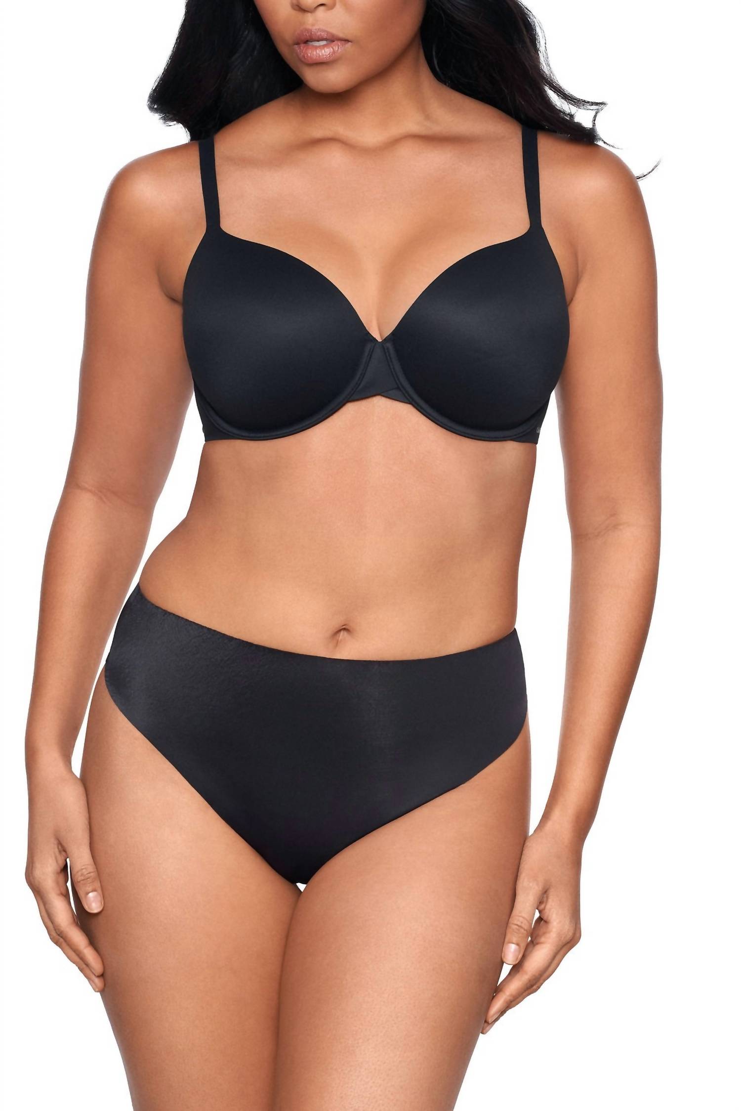 Miraclesuit Light Shaping Waistline Thong Bottom in black - women's intimate