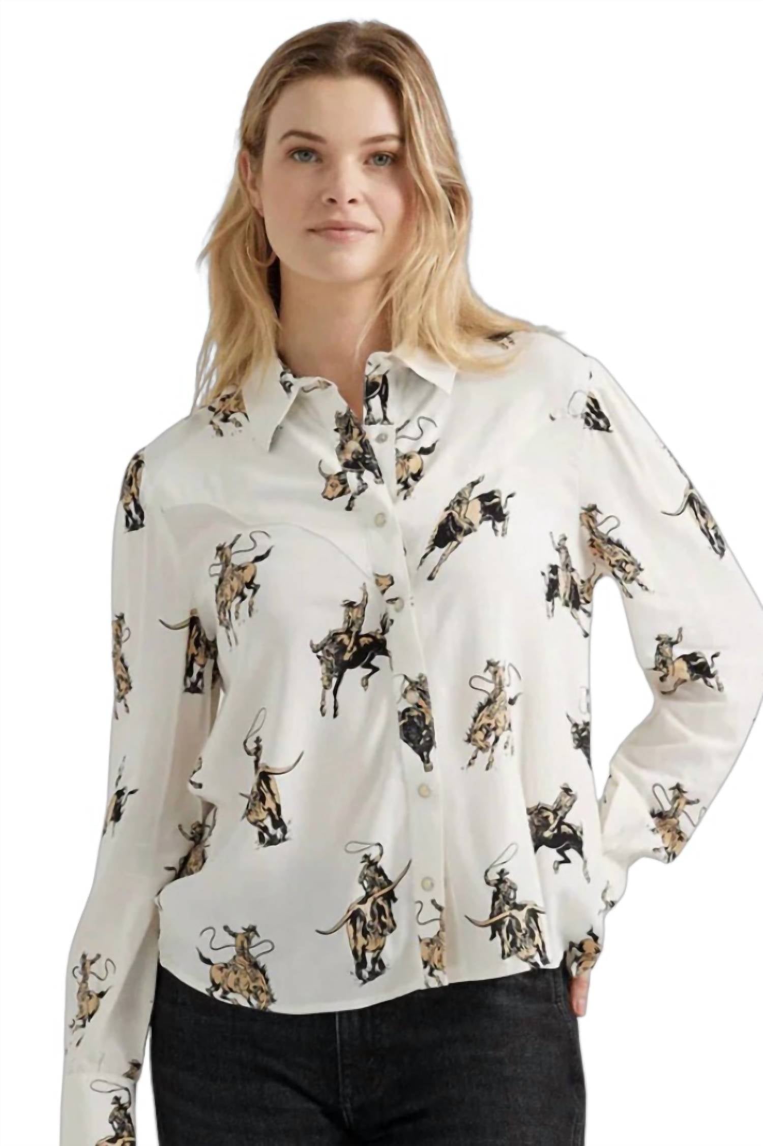 Wrangler - Drapey Rodeo Blouse