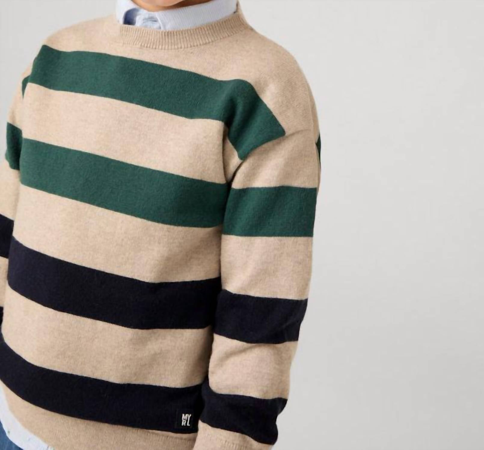 Mayoral - Boys' Mini Striped Sweater