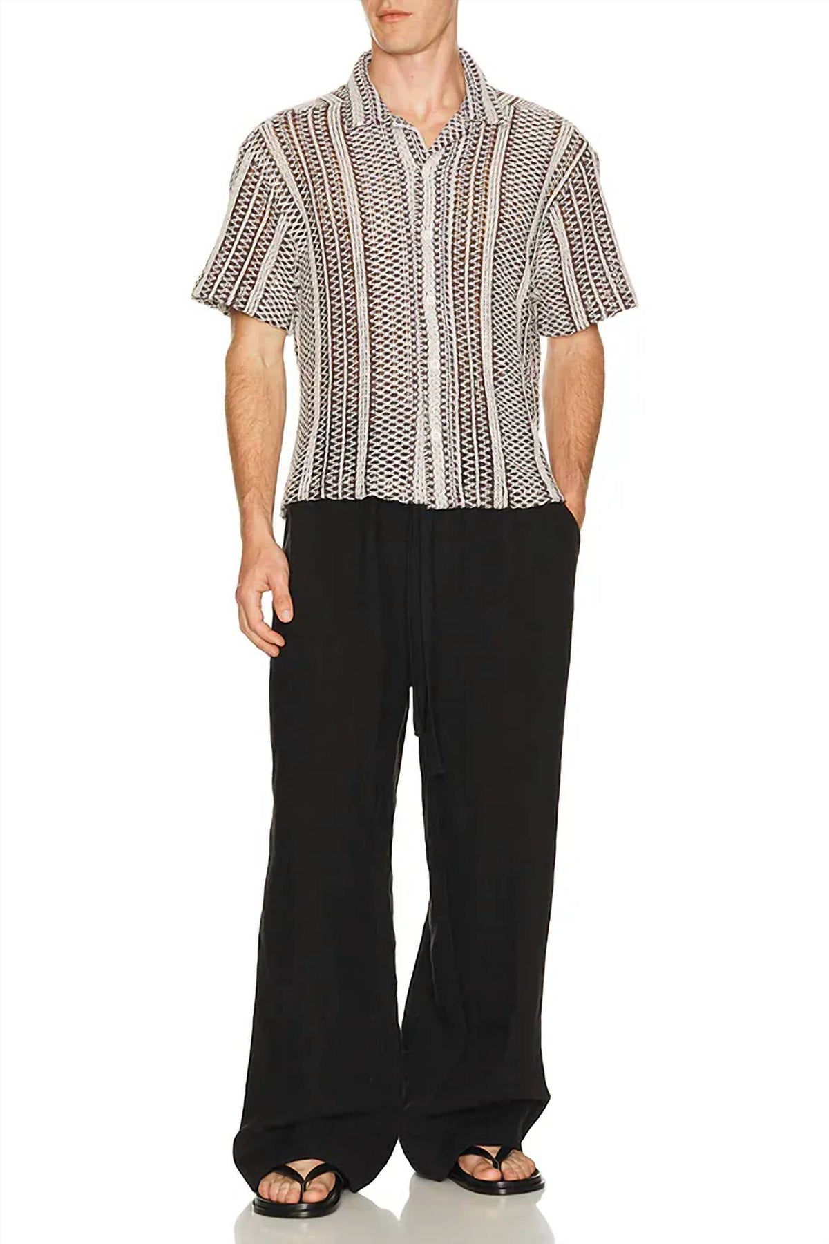 Percival - Hugh Crochet Cuban Shirt