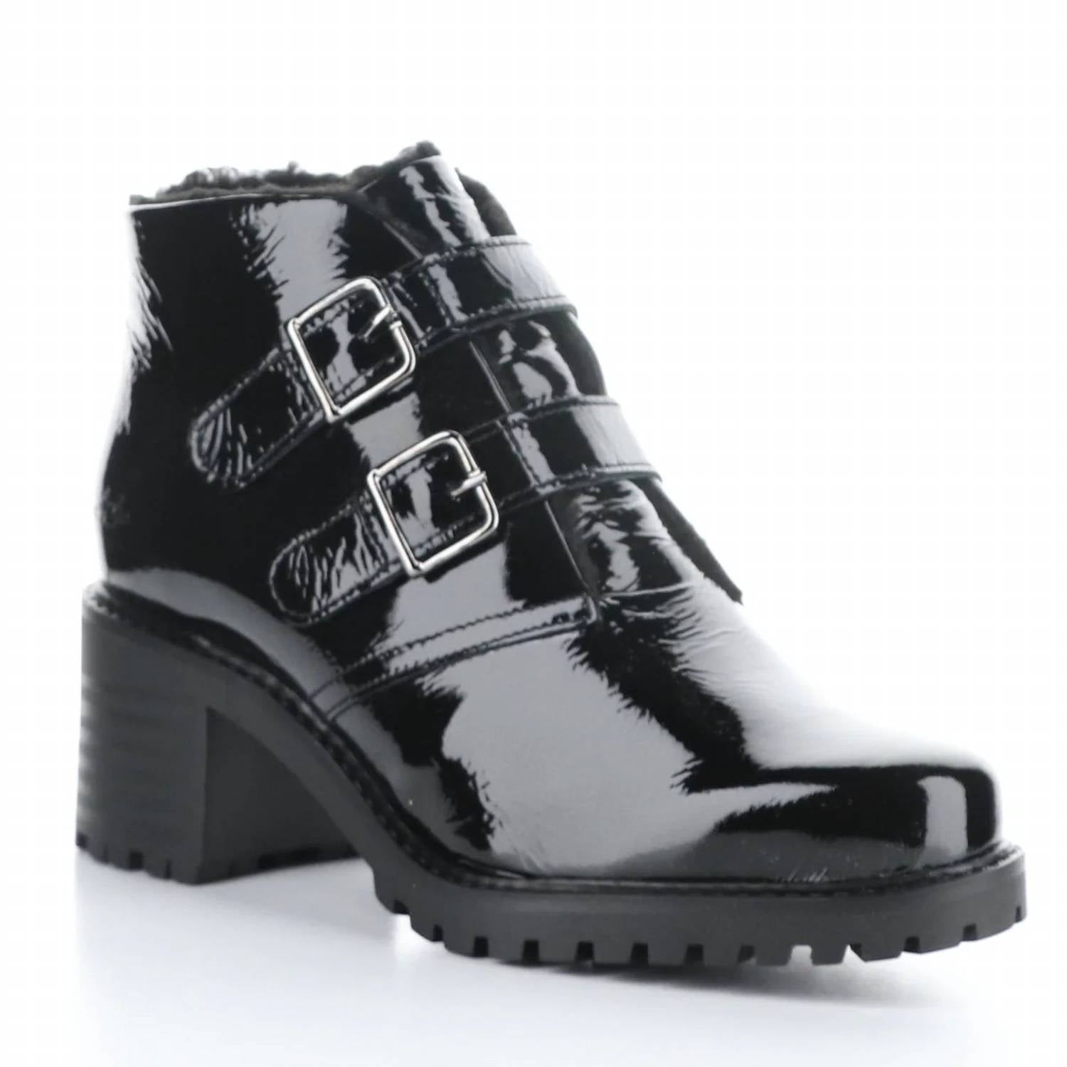 Bos. & Co. Women's Issey Boots in black gold - women's shoe - detail view