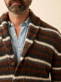 Faherty - Striped Cardigan Sweater