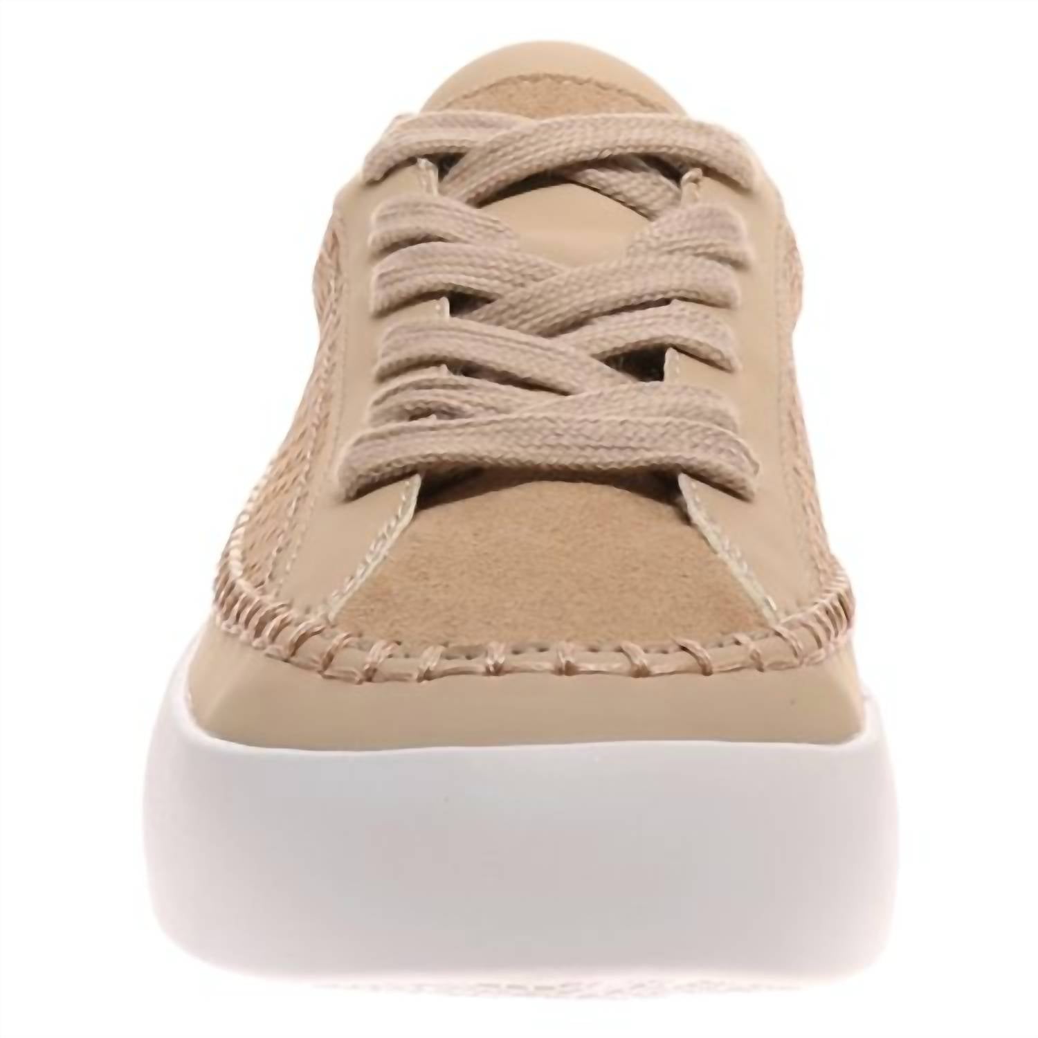 Pierre Dumas Women's Shauna Tennis Shoe in taupe - women's sneaker - alternate view